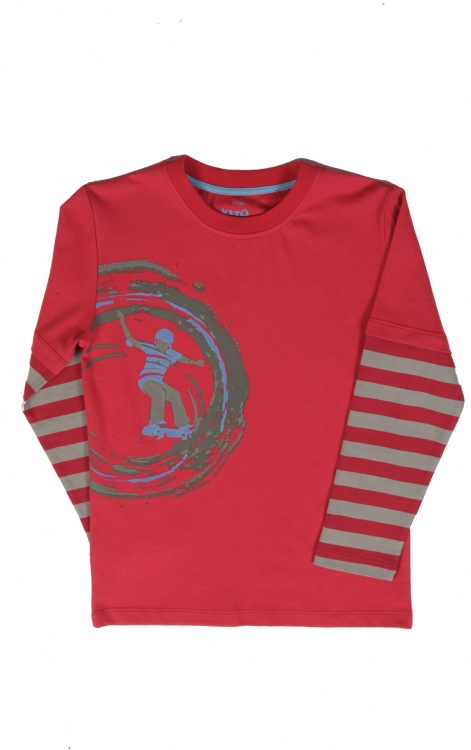 Kite Kids Ltd Skater T-Shirt Kite Kids Ltd Skater T-Shirt Farbe / color: red ()