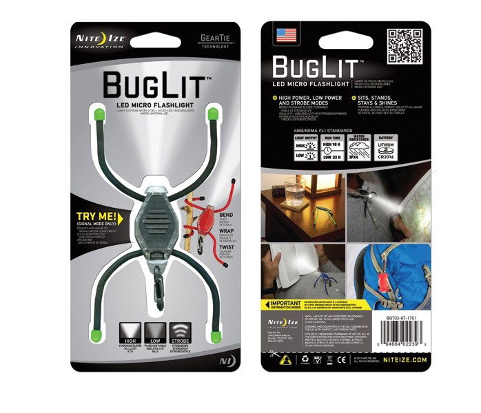 Nite Ize BugLit LED Microlight Nite Ize BugLit LED Microlight Farbe / color: transparent/schwarz () Nite Ize BugLit LED Microlight Nite Ize BugLit LED Microlight Farbe / color: transparent/schwarz ()