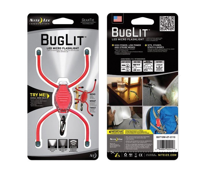 Nite Ize BugLit LED Microlight Nite Ize BugLit LED Microlight Farbe / color: rot () Nite Ize BugLit LED Microlight Nite Ize BugLit LED Microlight Farbe / color: rot ()