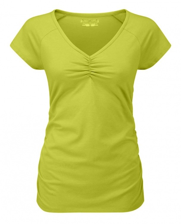 Royal Robbins Essential Ruched S/S V-Neck Women Royal Robbins Essential Ruched S/S V-Neck Women Farbe / color: lime ()