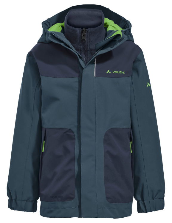 VAUDE Kids Campfire 3in1 Jacket IV VAUDE Kids Campfire 3in1 Jacket IV Farbe / color: steel blue ()