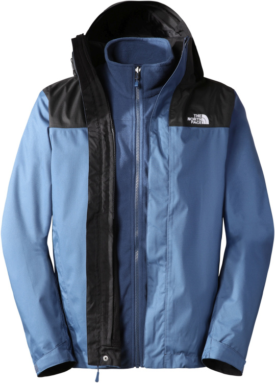 The North Face Mens Evolve II Triclimate Jacket The North Face Mens Evolve II Triclimate Jacket Farbe / color: shady blue/TNF black ()