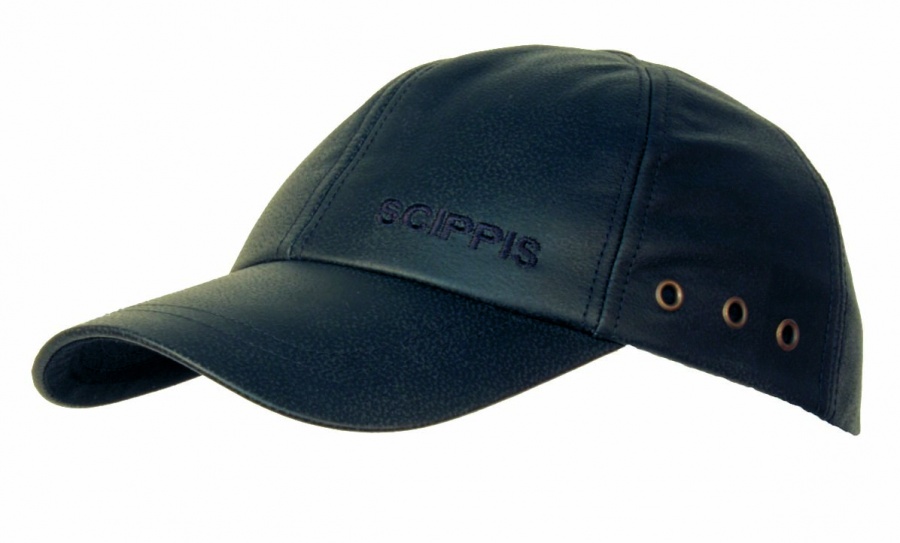 Scippis Australian Adventure Wear Leather Cap Scippis Australian Adventure Wear Leather Cap Farbe / color: black ()