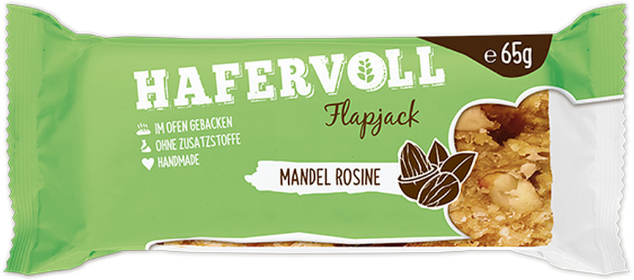 Hafervoll Flapjack Hafervoll Flapjack Farbe / color: mandel-rosine ()