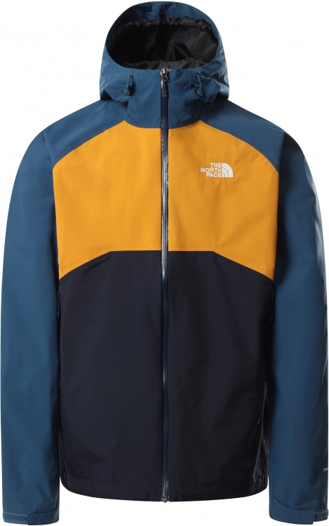 The North Face Mens Stratos Jacket The North Face Mens Stratos Jacket Farbe / color: aviator navy/c yellow/m blue ()