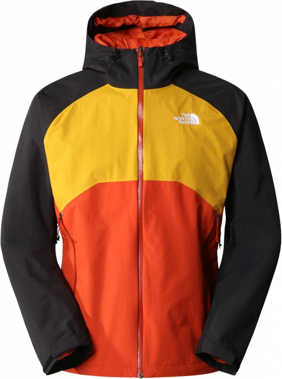 The North Face Mens Stratos Jacket The North Face Mens Stratos Jacket Farbe / color: rusted bronze/arrowwood yellow/TNF black ()