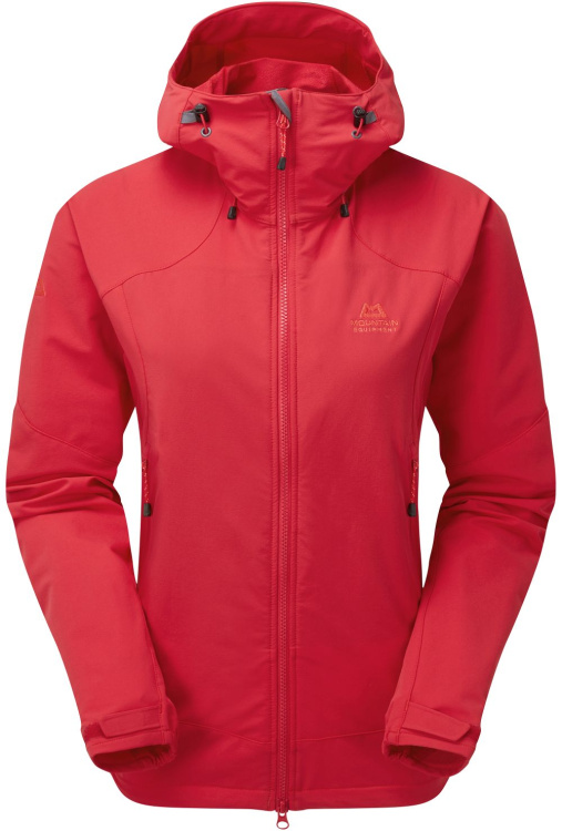 Mountain Equipment Womens Frontier Hooded Jacket Mountain Equipment Womens Frontier Hooded Jacket Farbe / color: capsicum red ()