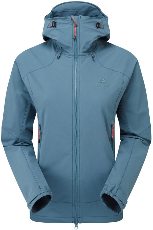 Mountain Equipment Womens Frontier Hooded Jacket Mountain Equipment Womens Frontier Hooded Jacket Farbe / color: indian teal ()