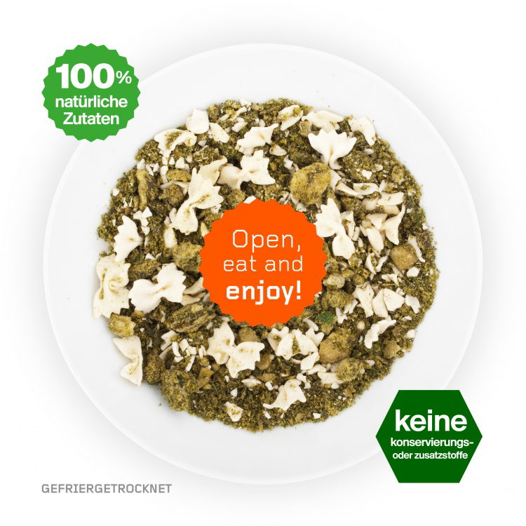 Lyo Food Farfalle mit Gorgonzola und Spinat-Sauce Lyo Food Farfalle mit Gorgonzola und Spinat-Sauce () Lyo Food Farfalle mit Gorgonzola und Spinat-Sauce Lyo Food Farfalle mit Gorgonzola und Spinat-Sauce ()