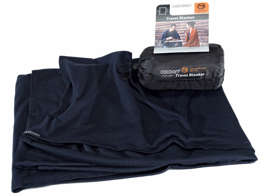 Cocoon Merino Wool/Silk Travel Blanket, Mailorder & Shipment worldwide!