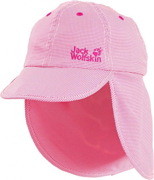 Jack Wolfskin Desert Sun Hat Kids Jack Wolfskin Desert Sun Hat Kids Farbe / color: hot pink checks ()