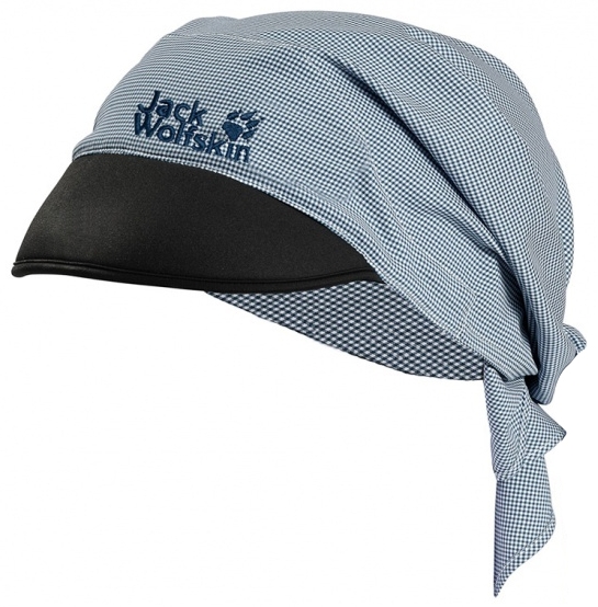 Jack Wolfskin Desert Sun Triangle Cap Kids Jack Wolfskin Desert Sun Triangle Cap Kids Farbe / color: night blue checks ()