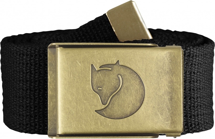 Fjällräven Canvas Brass Belt 4 cm Fjällräven Canvas Brass Belt 4 cm Farbe / color: black ()