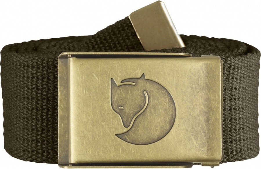 Fjällräven Canvas Brass Belt 4 cm Fjällräven Canvas Brass Belt 4 cm Farbe / color: dark olive ()