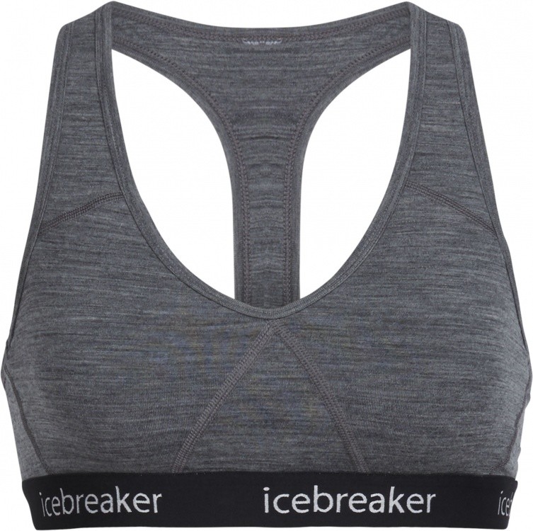 Icebreaker Sprite Racerback Bra Women Icebreaker Sprite Racerback Bra Women Farbe / color: gritstone hthr/black ()