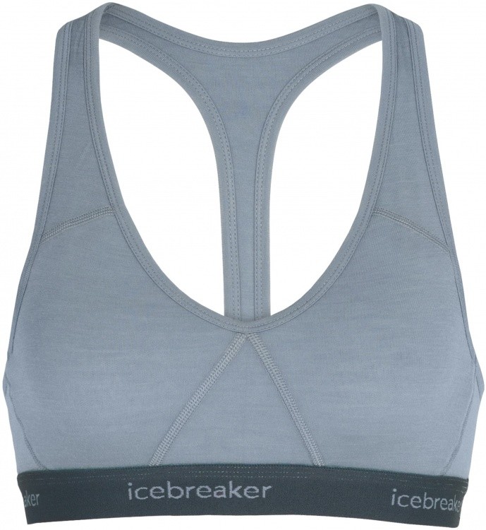 Icebreaker Sprite Racerback Bra Women Icebreaker Sprite Racerback Bra Women Farbe / color: gravel/serene blue ()