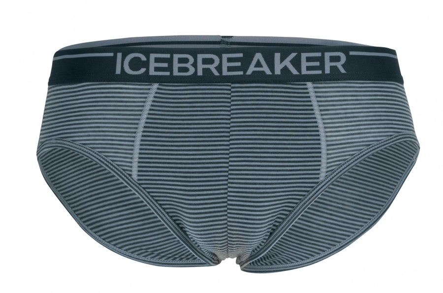 Icebreaker Anatomica Briefs Icebreaker Anatomica Briefs Farbe / color: gravel/serene blue stripe ()
