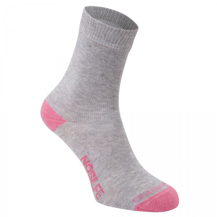 Craghoppers Single NosiLife Womens Travel Sock Craghoppers Single NosiLife Womens Travel Sock Farbe / color: soft grey marl ()