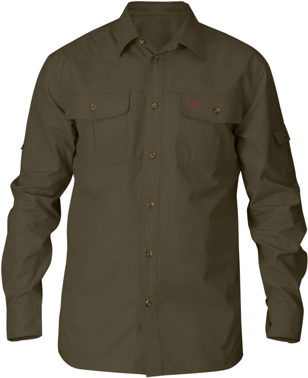 Fjällräven Singi Trekking Shirt Fjällräven Singi Trekking Shirt Farbe / color: dark olive ()