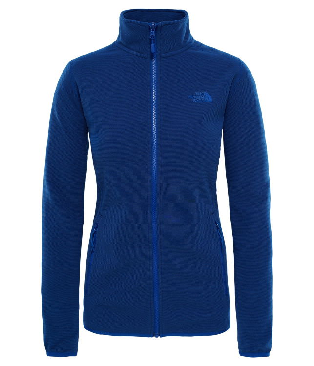 The North Face Womens 100 Glacier Full Zip The North Face Womens 100 Glacier Full Zip Farbe / color: sodalite blue stripe () The North Face Womens 100 Glacier Full Zip The North Face Womens 100 Glacier Full Zip Farbe / color: sodalite blue stripe ()
