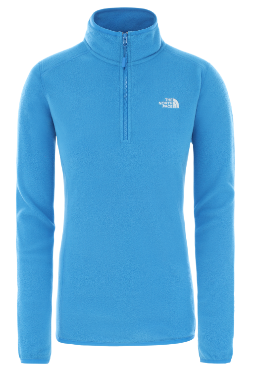The North Face Womens 100 Glacier 1/4 Zip The North Face Womens 100 Glacier 1/4 Zip Farbe / color: clear lake blue () The North Face Womens 100 Glacier 1/4 Zip The North Face Womens 100 Glacier 1/4 Zip Farbe / color: clear lake blue ()