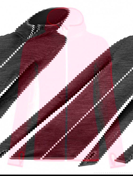 Ortovox Merino Fleece Melange Hoody Women Ortovox Merino Fleece Melange Hoody Women Farbe / color: dark blood blend () Ortovox Merino Fleece Melange Hoody Women Ortovox Merino Fleece Melange Hoody Women Farbe / color: dark blood blend ()