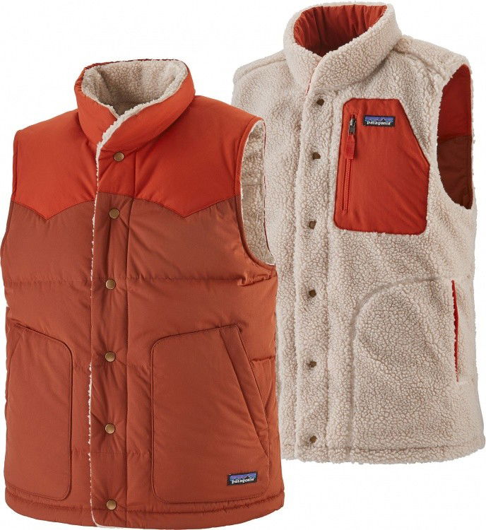 Patagonia Mens Reversible Bivy Down Vest Patagonia Mens Reversible Bivy Down Vest Farbe / color: barn red () Patagonia Mens Reversible Bivy Down Vest Patagonia Mens Reversible Bivy Down Vest Farbe / color: barn red ()