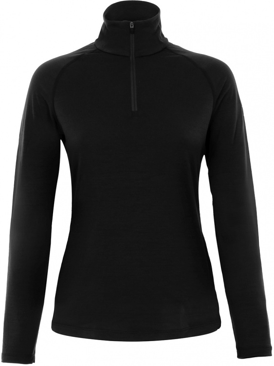 Super.Natural Womens Base 1/4 Zip 230 Super.Natural Womens Base 1/4 Zip 230 Farbe / color: caviar ()