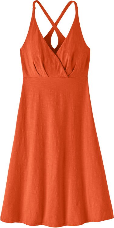 Patagonia Womens Amber Dawn Dress Patagonia Womens Amber Dawn Dress Farbe / color: coal orange ()