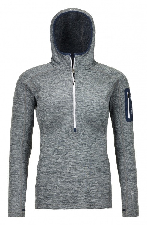 Ortovox Fleece Light Melange Zip Neck Women Ortovox Fleece Light Melange Zip Neck Women Farbe / color: grey blend () Ortovox Fleece Light Melange Zip Neck Women Ortovox Fleece Light Melange Zip Neck Women Farbe / color: grey blend ()