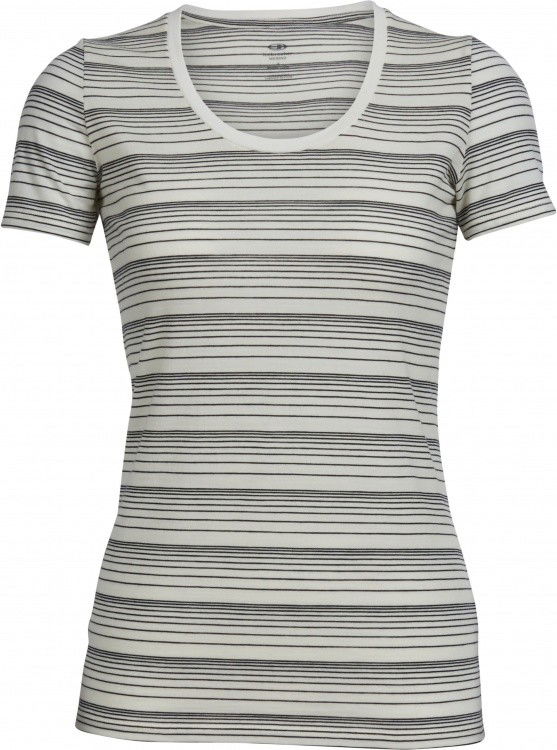 Icebreaker Tech Lite SS Scoop Stripe Women Icebreaker Tech Lite SS Scoop Stripe Women Farbe / color: snow/black () Icebreaker Tech Lite SS Scoop Stripe Women Icebreaker Tech Lite SS Scoop Stripe Women Farbe / color: snow/black ()