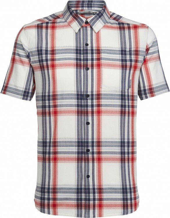 Icebreaker Compass SS Shirt Icebreaker Compass SS Shirt Farbe / color: plaid fath hthr/rocket () Icebreaker Compass SS Shirt Icebreaker Compass SS Shirt Farbe / color: plaid fath hthr/rocket ()