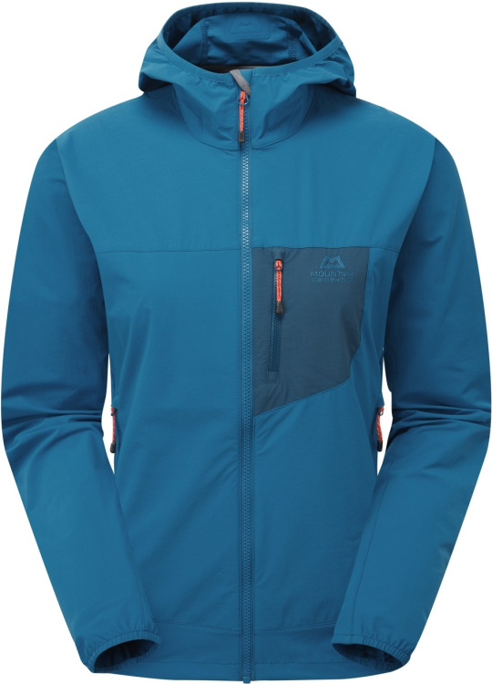 Mountain Equipment Echo Hooded Jacket Womens Mountain Equipment Echo Hooded Jacket Womens Farbe / color: alto blue/majolica ()