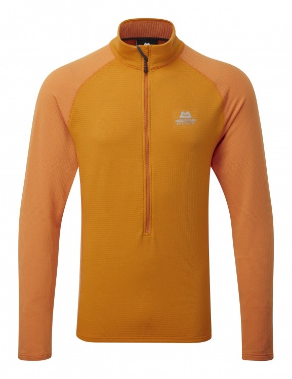 Mountain Equipment Eclipse Zip Tee Mountain Equipment Eclipse Zip Tee Farbe / color: electrum/marmalade ()