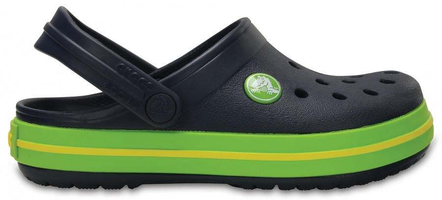 Crocs Kids Crocband Clog Crocs Kids Crocband Clog Farbe / color: navy/volt green ()