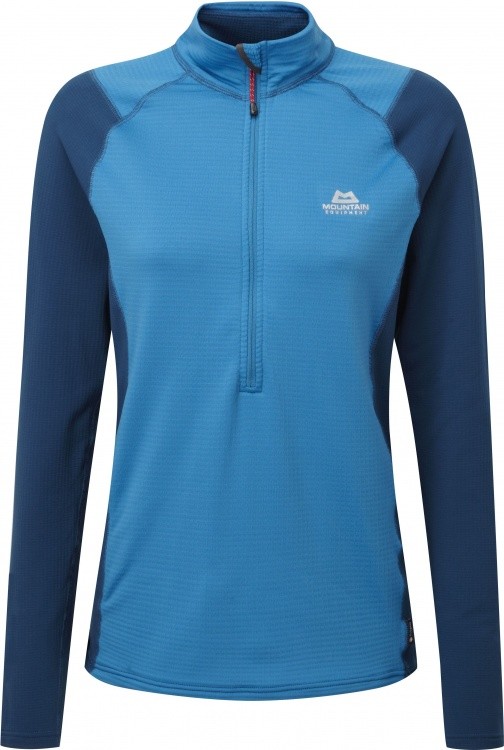 Mountain Equipment Eclipse Zip Tee Women Mountain Equipment Eclipse Zip Tee Women Farbe / color: lagoon blue/marine ()