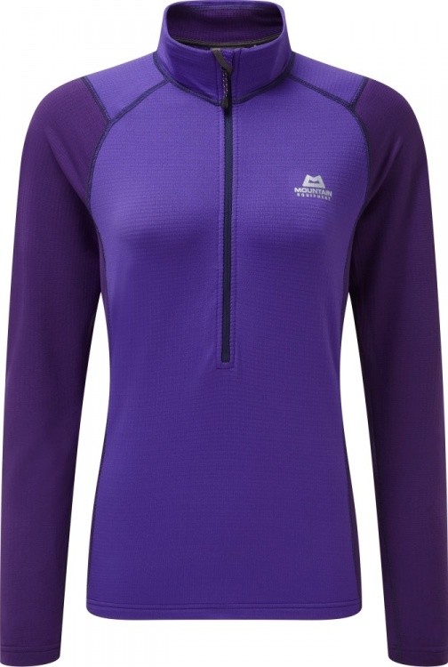 Mountain Equipment Eclipse Zip Tee Women Mountain Equipment Eclipse Zip Tee Women Farbe / color: han purple ()