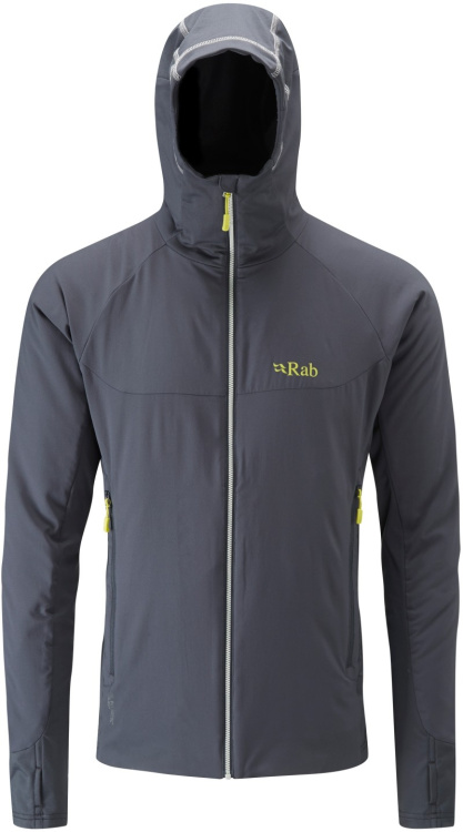 Rab Alpha Flux Hoody Rab Alpha Flux Hoody Farbe / color: beluga BE/beluga/ash ()