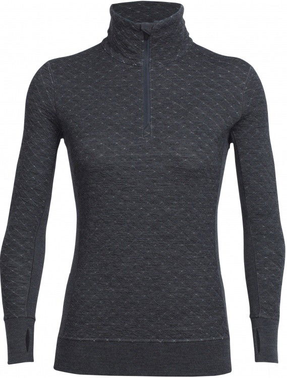 Icebreaker Affinity Thermo LS Half Zip Women Icebreaker Affinity Thermo LS Half Zip Women Farbe / color: jet heather () Icebreaker Affinity Thermo LS Half Zip Women Icebreaker Affinity Thermo LS Half Zip Women Farbe / color: jet heather ()