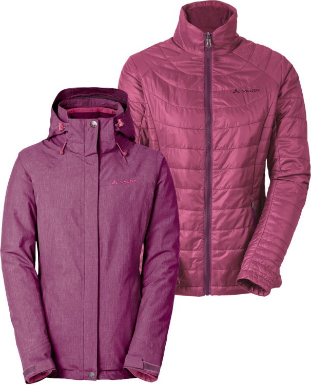 VAUDE Womens Caserina 3in1 Jacket VAUDE Womens Caserina 3in1 Jacket Farbe / color: fuchsia () VAUDE Womens Caserina 3in1 Jacket VAUDE Womens Caserina 3in1 Jacket Farbe / color: fuchsia ()