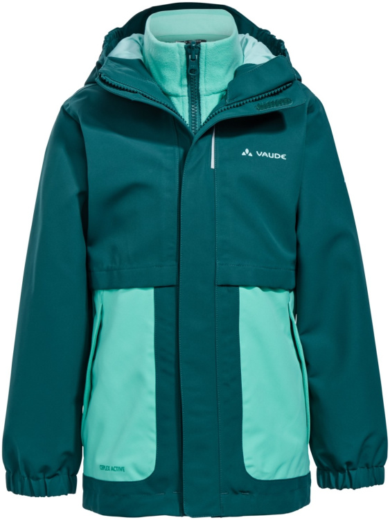 VAUDE Kids Campfire 3in1 Jacket Girls VAUDE Kids Campfire 3in1 Jacket Girls Farbe / color: petroleum ()