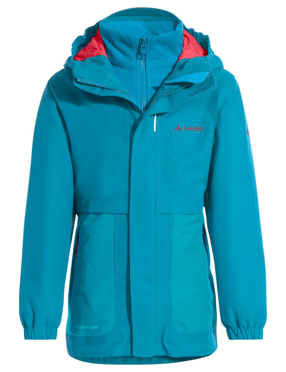 VAUDE Kids Campfire 3in1 Jacket Girls VAUDE Kids Campfire 3in1 Jacket Girls Farbe / color: arctic blue ()