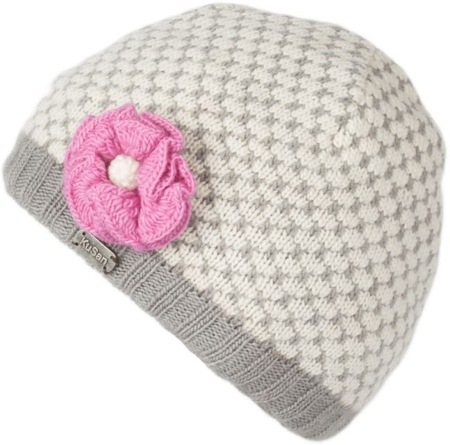 KuSan Brooklyn Cap with Flower KuSan Brooklyn Cap with Flower Farbe / color: grey ()