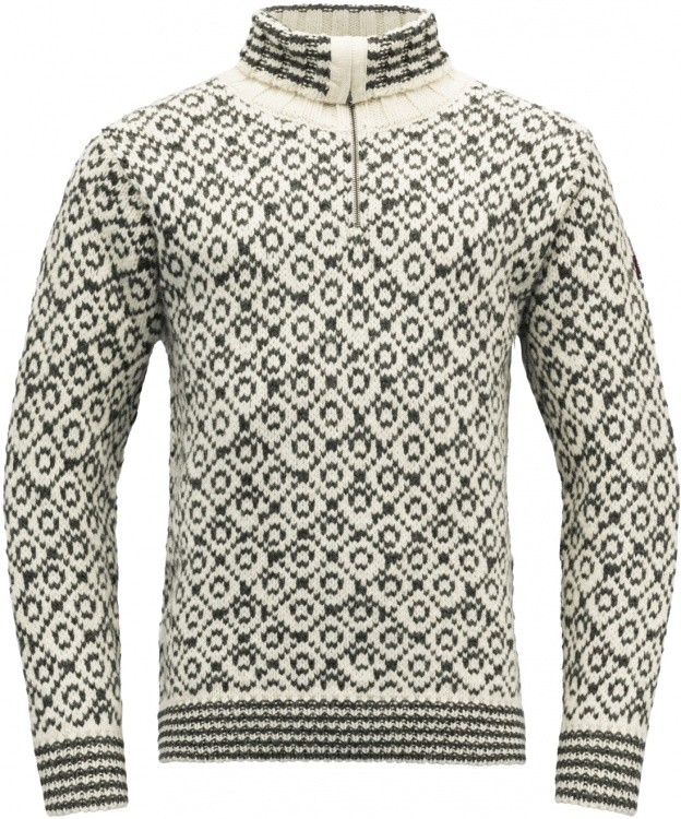 Devold Svalbard Sweater Zip-Neck Devold Svalbard Sweater Zip-Neck Farbe / color: off white/anthracite ()