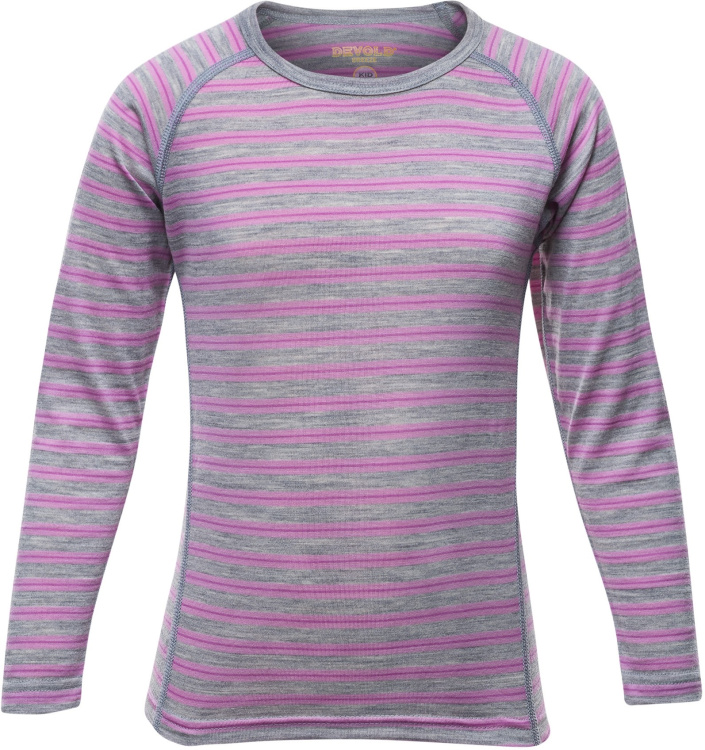 Devold Breeze Kid Shirt Devold Breeze Kid Shirt Farbe / color: peony stripes ()