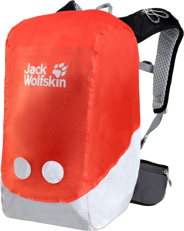 Jack Wolfskin Kids Raincover Safety 18-26L Jack Wolfskin Kids Raincover Safety 18-26L Farbe / color: lava orange ()