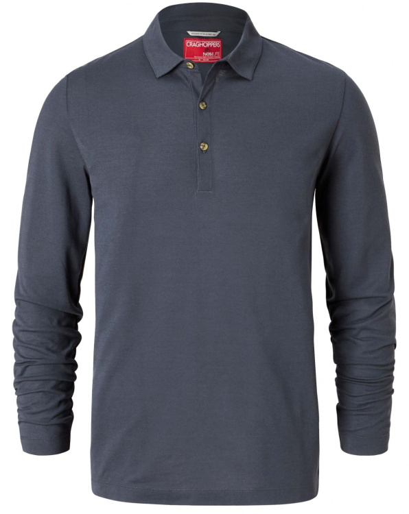 Craghoppers NosiLife Ellerbek Long Sleeved Polo Craghoppers NosiLife Ellerbek Long Sleeved Polo Farbe / color: ombre blue ()