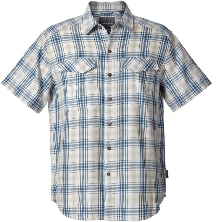 Royal Robbins Merinolux Plaid S/S Royal Robbins Merinolux Plaid S/S Farbe / color: light pelican ()