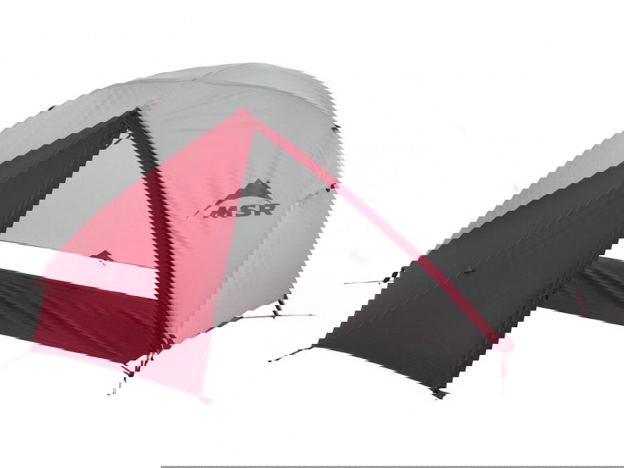 Aufbau mit Footprint+Überzelt/Set-up with footprint+Rainfly