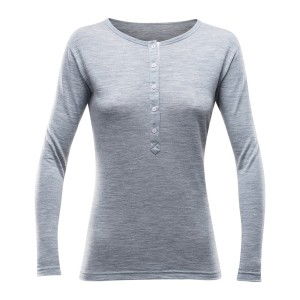 Devold Hessa Woman Button Shirt Devold Hessa Woman Button Shirt Farbe / color: grey melange () Devold Hessa Woman Button Shirt Devold Hessa Woman Button Shirt Farbe / color: grey melange ()